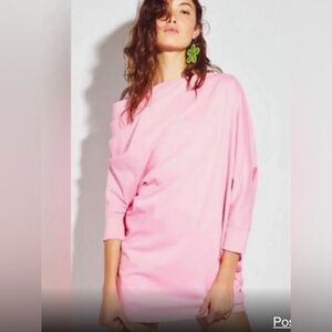 Free People Beach Pink Off-Shoulder Dress – NWOT Medium